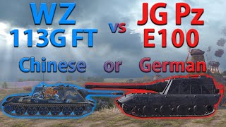 WOT Blitz Face Off || WZ-113G FT vs JG. Pz. E100