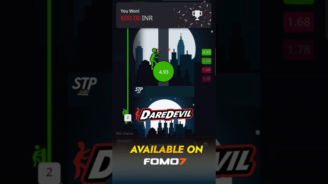 Dare Devil on Fomo7 | Embrace the Thrill of High-Speed Challenges!