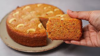 Delicious Carrot Cake Recipe | Super Easy & Tasty Carrot Cake Recipe Without Oven | Yummy