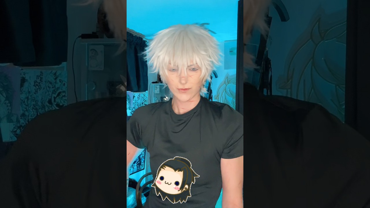 HE’S SO HOT FR #jujutsukaisen #gojo #jjk #cosplay