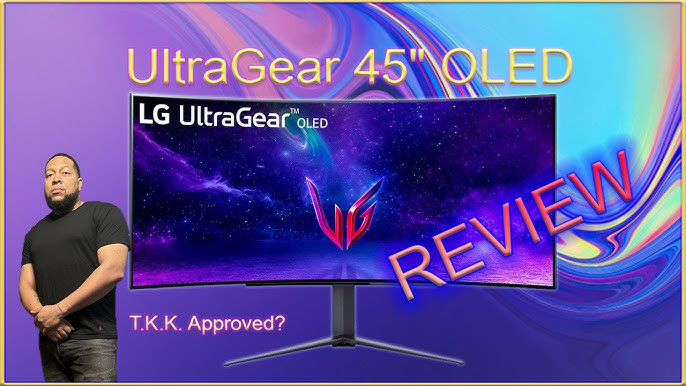 Ecran PC Gaming Ultra Gear QHD OLED 45 4K 240Hz Incurvé Noir - LG