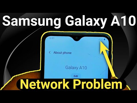 Samsung Galaxy A10 Network Problem | Samsung A10 No Network No Service Solution | SM A105f Network