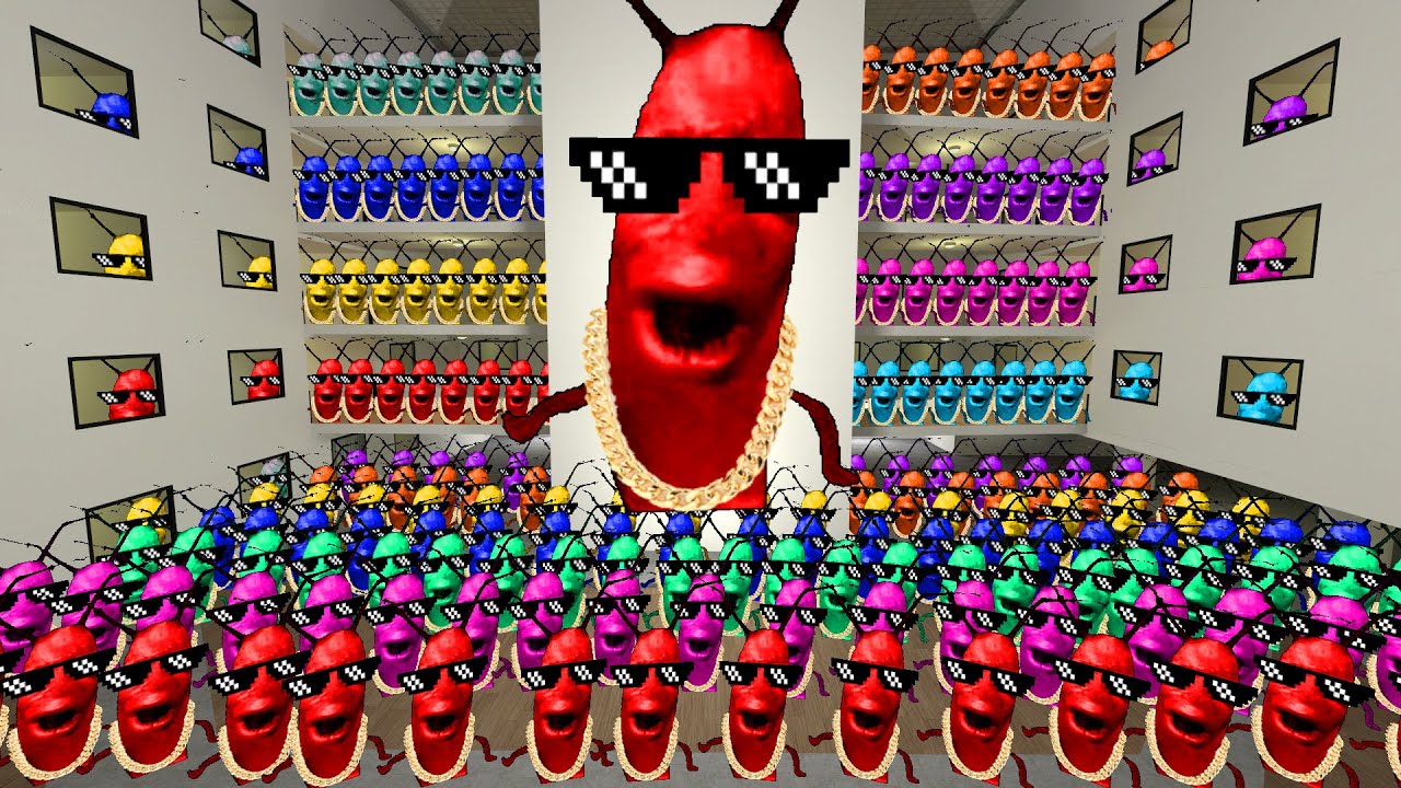 ALL FULL PLANKTON RED, NICO'S NEXTBOT, 2D NEXTBOTS, OBUNGA NETBOT NEW UPDATE In Garry's Mod #369