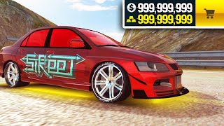 Drift Max Pro - MITSUBISHI LANCER EVO 9 Tuning - Unlimited Money MOD APK - Android Gameplay #8 screenshot 3