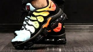 NIKE AIR VAPORMAX PLUS SUNSET" QUICK + ON - YouTube