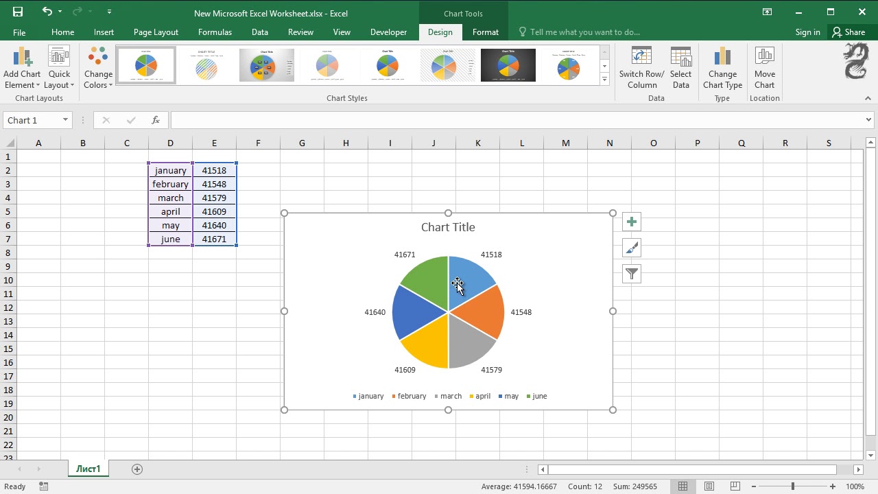 How To Display Percentage In Excel Pie Chart