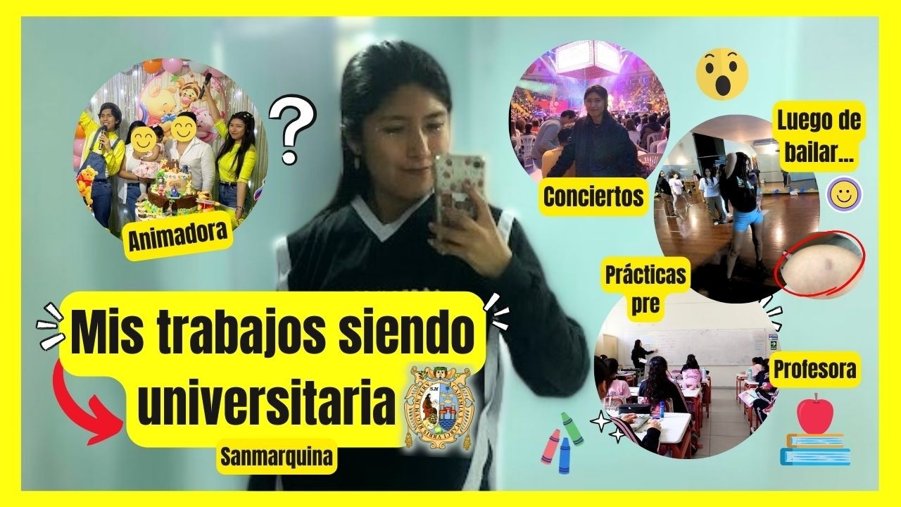 Mis trabajos siendo universitaria 😱*estudiar y trabajar📚👩‍🏫1 semana en UNMSM 8vo ciclo