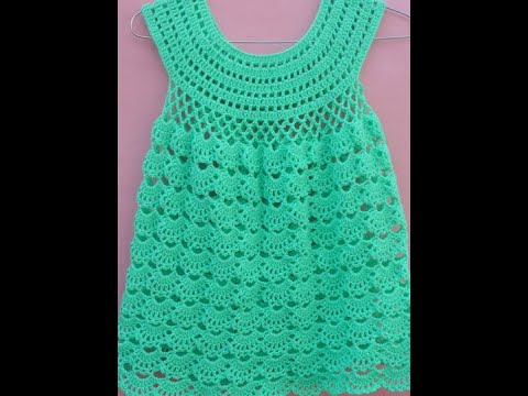 crosia baby frock in hindi