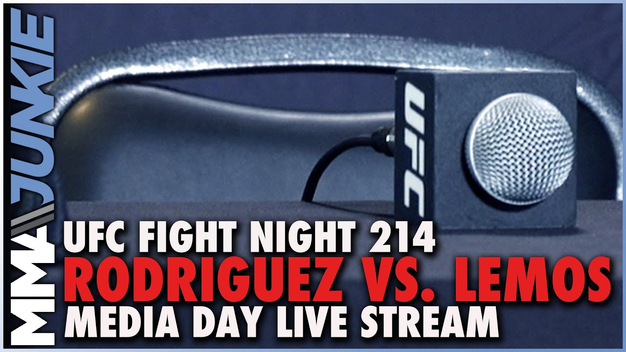 Video UFC Fight Night 214 media day live videos