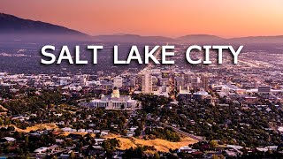 Salt Lake City, Utah usa 2023 in 4K Ultra HD - Country Music, Drone and Time Lapse | Utah, USA