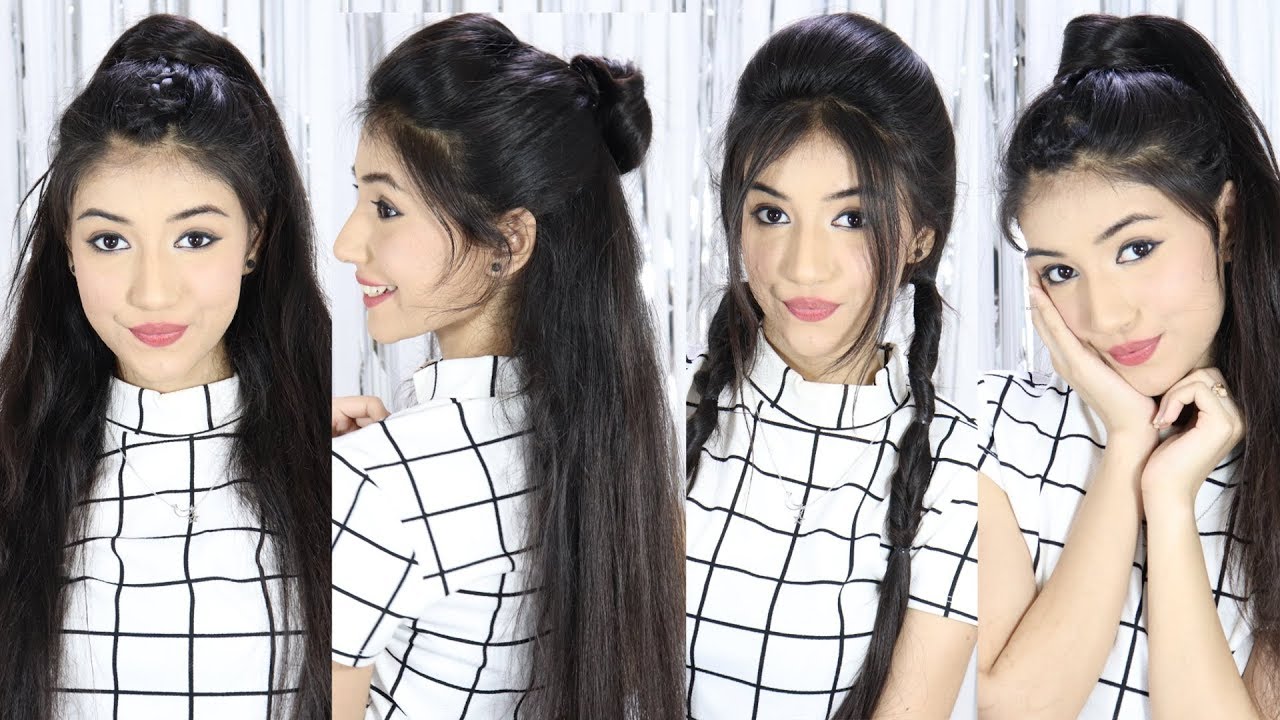 New Hairstyle For Wedding And Party  Trending Hairstyle  Party Hairstyle   YouTube