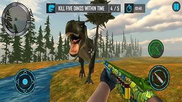 Real Dino Hunter Fps Shooter Android ios Gameplay - Dinosaur game - Dinosaur Planet Gaming #35