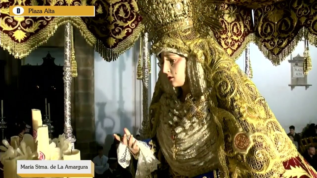 Recogida Virgen de la Amargura Jueves Santo 2023 Algeciras