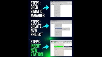 Siemens STEP7 : How to Create your First Project with Classical Siemens STEP7