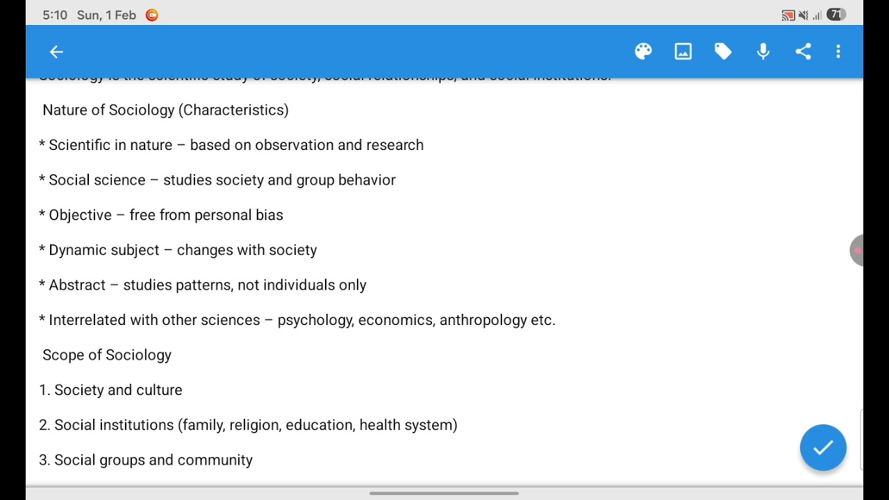 Introduction of sociology | easy explain | bsc nursing 1st year 