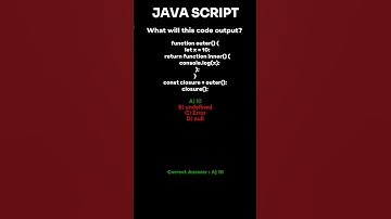 🔥 JavaScript Closures Explained in 30 Sec! 🚀 | JS Interview Questions
