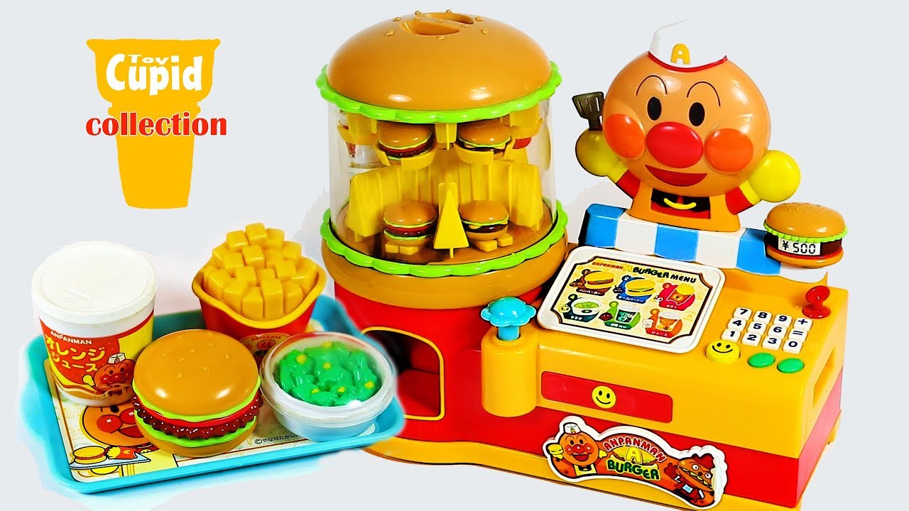 anpanman burger shop toy