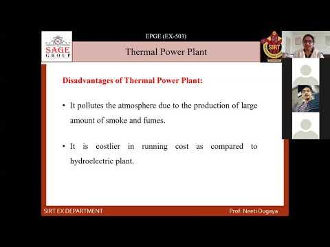 Advantages & Disadvantages of Steam Power Plant by Prof. Neeti Dugaya