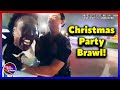 Christmas Party Turns Violent: Drunk Woman Assaults Staff & Resists Arrest
