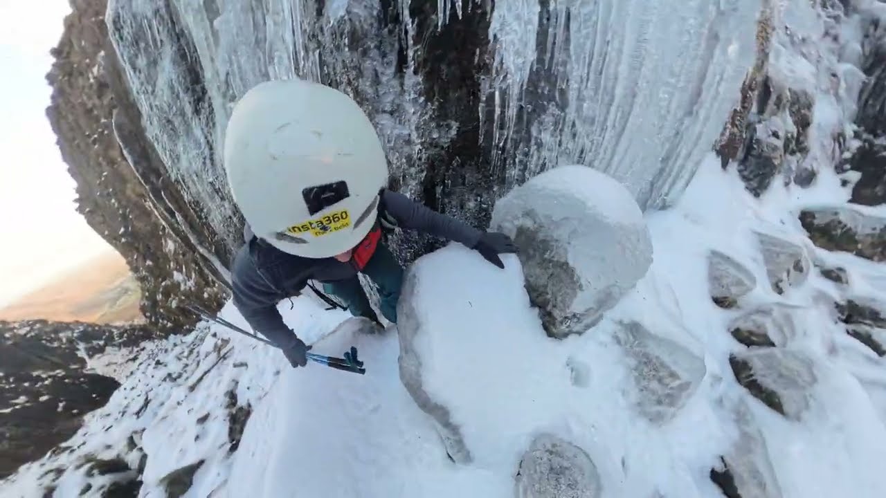Winter Climb and Fly, Langdale