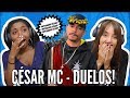 JOVENS REAGEM A CÉSAR MC - AS MELHORES RIMAS