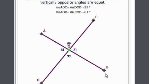 Vertical Angle Theorem