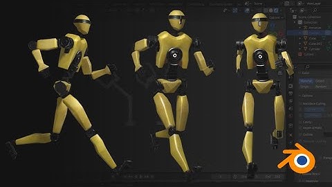 Easy Runcycle Animation in Blender! | Robot Run Cycle Tutorial 