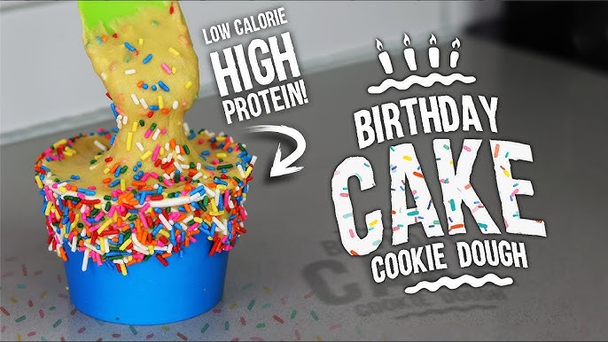 Edible Protein Birthday Cake Cookie Dough - Basics with Bails