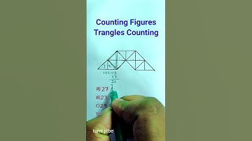 Counting Figures Triangles| Counting Figures Reasoning Shortcuts Tricks| Triangle Counting #shorts