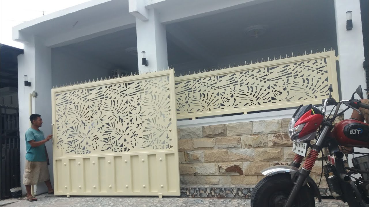 Proses sampai pemasangan pagar cutting