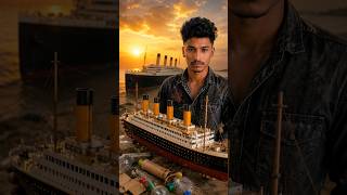 I Built Titanic Ship From Waste Materials 😱।Amazing Recycling Art #shorts #shortsfeed #youtubeshorts