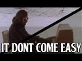 Ringo Starr - It Don&#39;t Come Easy Unrestored &amp; Restored comparison