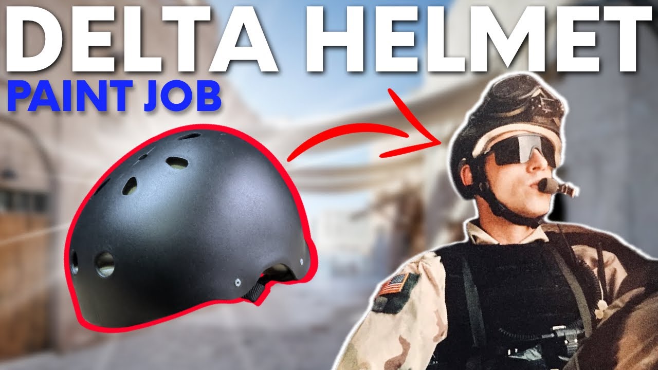 Создание идеального шлема Black Hawk Down!! (Часть 1) | Покраска шлема Pro-Tec