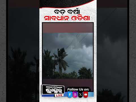 ସାବଧାନ ! ଓଡିଶାକୁ ଆସୁଛି ବଡ଼ ବର୍ଷା #weatherupdate #odishabhaskar #shortsvideo