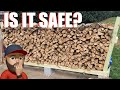 DIY Easy Firewood Rack | How to Season Firewood