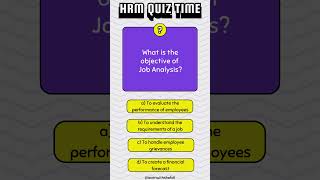 HRM Multiple Choice Questions: Test Your Knowledge! #hrm #humanresourcemanagement