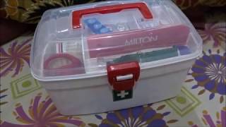 MILTON MEDICAL BOX,First Aid box online..Demo,Unboxing,Review,How to make first aid box