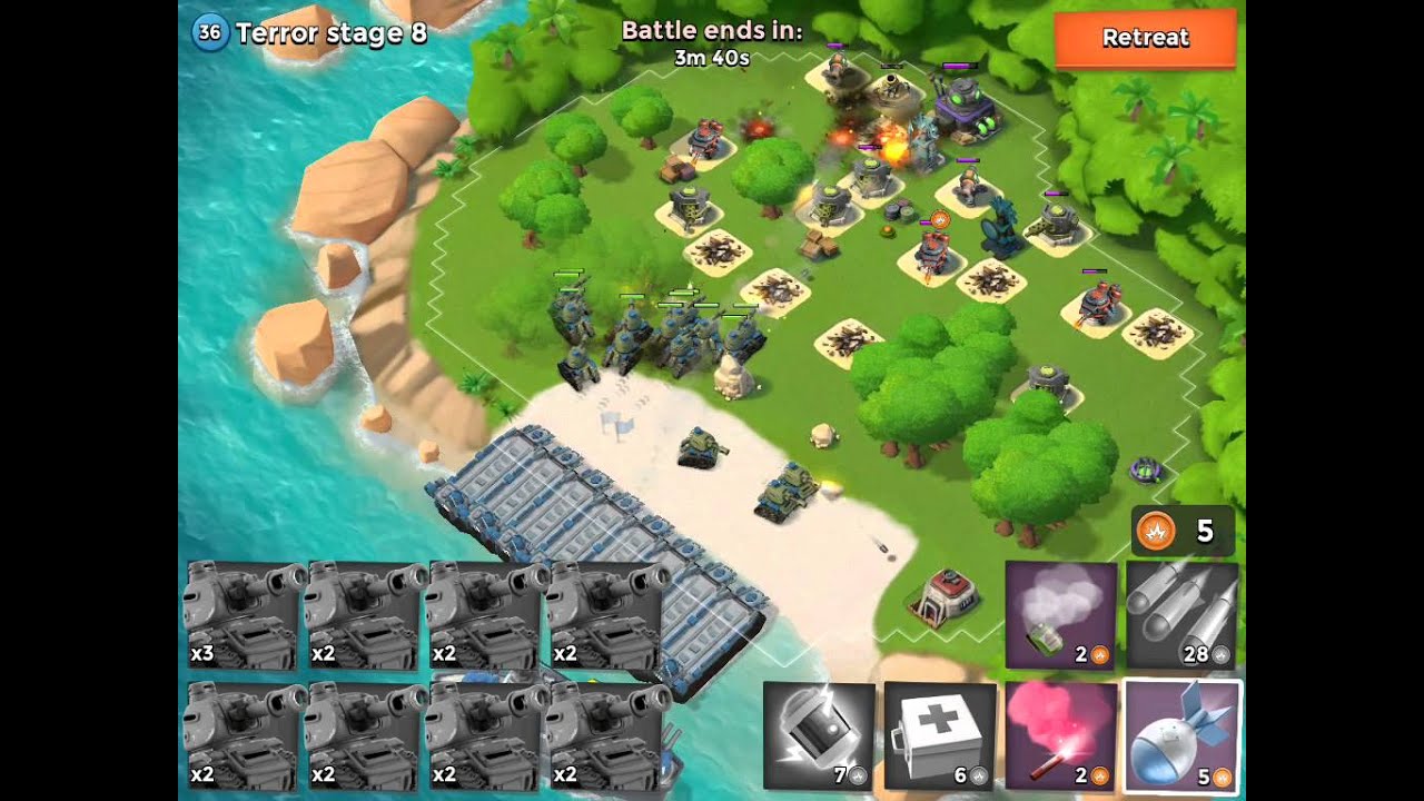 Boom Beach - Dr Terror Stage 8
