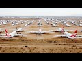 [4K] Stunning Airplane Graveyard Drone Footage