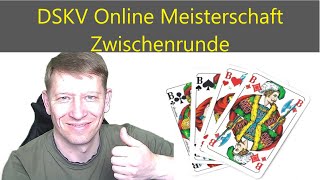 Live-Skat 2.Serie DSKV Online Meisterschaft Zwischenrunde