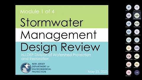 Stormwater Management Design Review Course Module 1, May 23, 2023