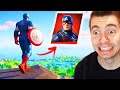 O CAPITÃO AMÉRICA CHEGOU no FORTNITE!!! - Fortnite Solo