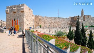 Old City of Jerusalem. Walk from New Gate to Jaffa Gate