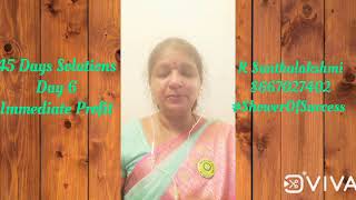 45 Days Solutions With Santhalakshmi Day 6