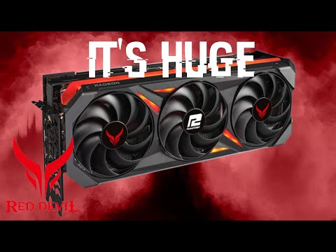 UNBOXING POWERCOLOR AMD RADEON RX 6800 XT RED DEVIL, WITH RGB TEST