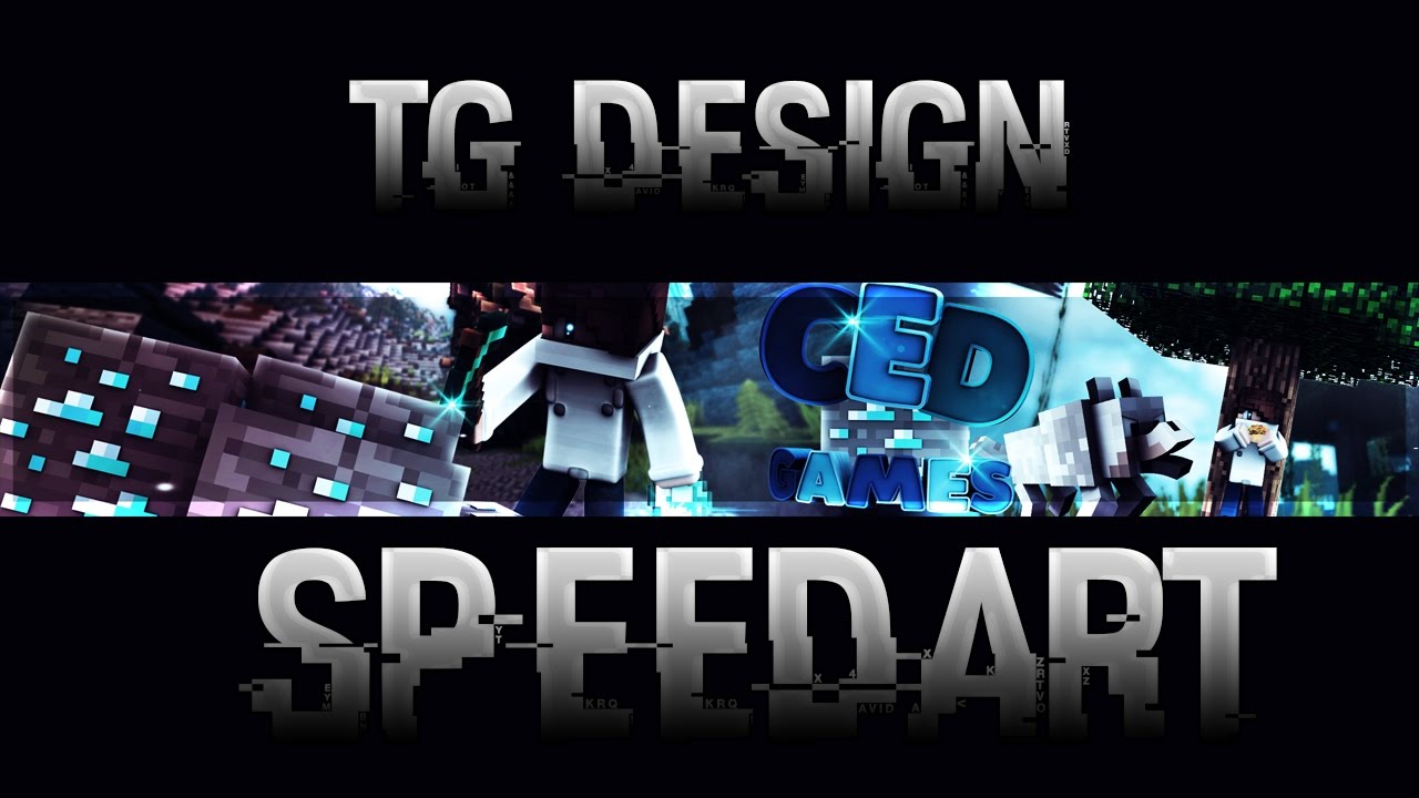 Minecraft Banner Speed art [2] ~ CedGamesYT - YouTube
