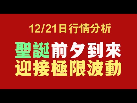 比特币行情圣诞到来丨比特币以太坊迎接极限波动！区块链丨狗狗币丨加密货币丨【12/21比特币-以太坊分析】