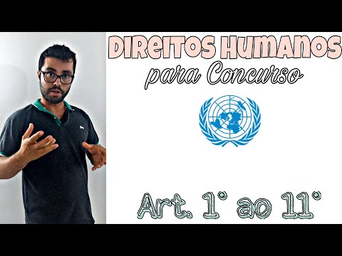 Vídeo: Qual é o artigo dos direitos humanos?