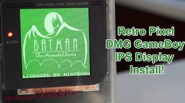 Retro Pixel DMG GameBoy IPS Display Install!