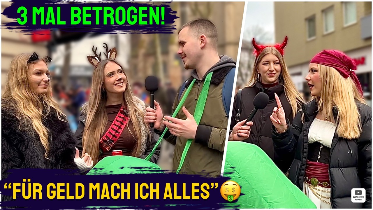 GELD, LIEBE & FREMDGEHEN‼️💔 | Kölner KARNEVAL Straßenumfrage